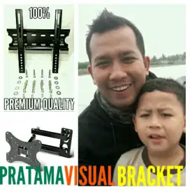 PUSAT Pasang Bracket braket breket briket LED TV 14-85 inch