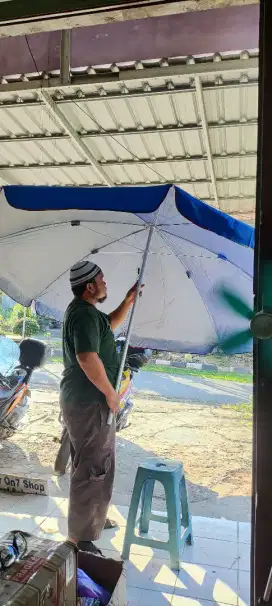Tenda Payung Jualan 2 Lapis Anti UV