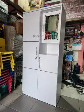 Lemari pakaian / lemari baju 2 pintu