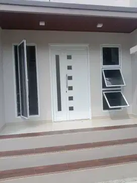 Kusen pintu jendela aluminium kaca