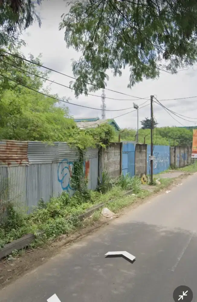 Tanah di pinggir jalan raya di Mustika sari, Bekasi Timur