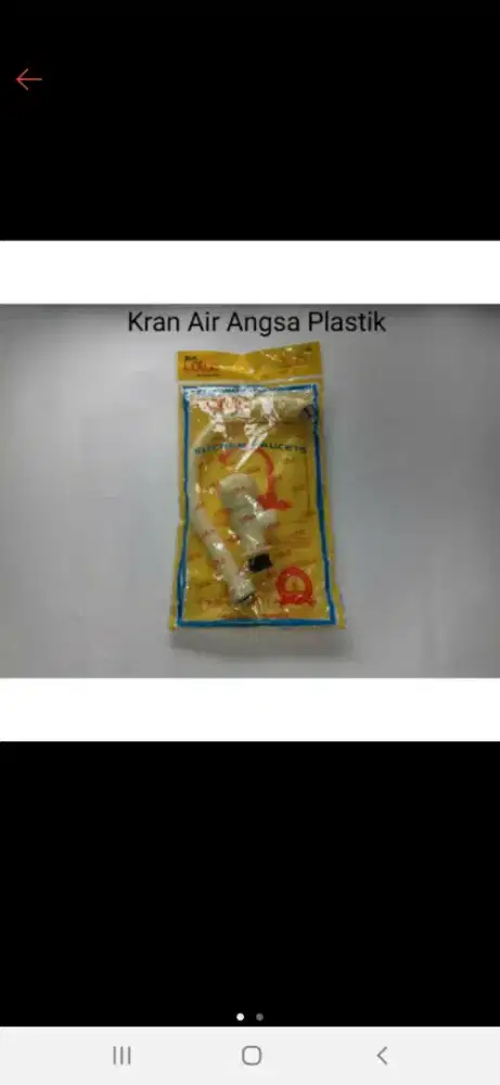 Kran Keran Angsa Plastik