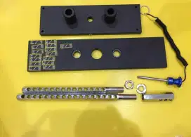 1 Set Plat Beban 75kg Lengkap Dengan Suling Untuk Cable Cross Over dll