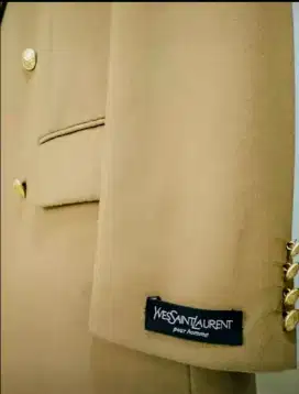Jas Sultan brand YSL Wool Original Made In FRANCE  ,  LIKE NEW !!