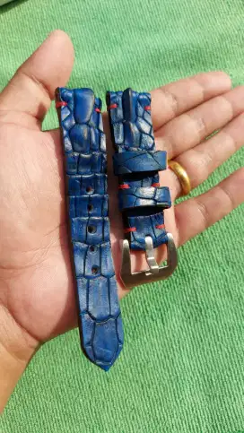 Strap Kulit Asli Jam Tangan lug 22mm