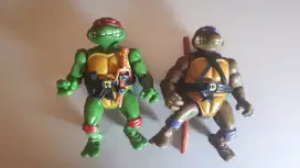 Mainan Ninja Turtle tahun 1988 (Raphael dan Donatello)
