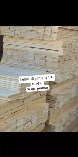 Papan jati belanda lebar 10 cm panjang 100cm