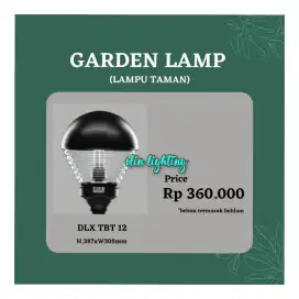 lampu taman hitam