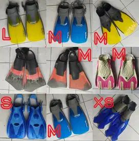 [Harga Mulai dr / Jual Satuan] Swimming Fin / Sirip Renang Size XS~L