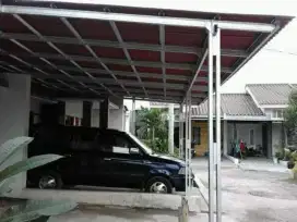 Kanopi baja ringan syantik spandek polos rapi