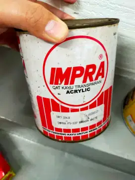 Cat kayu transparan acrylic impra