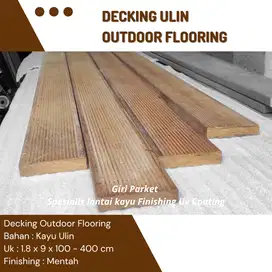 decking ulin | lantai kayu outdoor | harga per m2