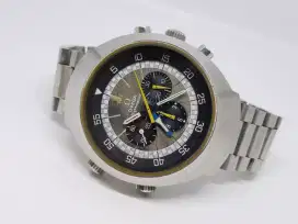 Ori Omega Flightmaster Chronograph manual grey tropical dial rolex iwc