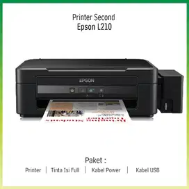 PRINTER SECOND EPSON L210 PRINT COPY SCAN