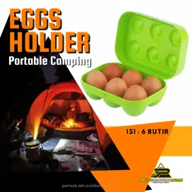 EGGS HOLDER / BOX EGGS / TEMPAT TELUR PORTABEL CAMPING