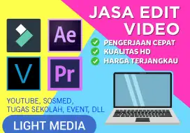 JASA EDIT VIDEO (Youtube, Medsos, Event, dll) Avlble 4 Hire/Freelance