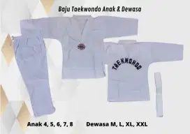BAJU SETELAN TAEKWONDO