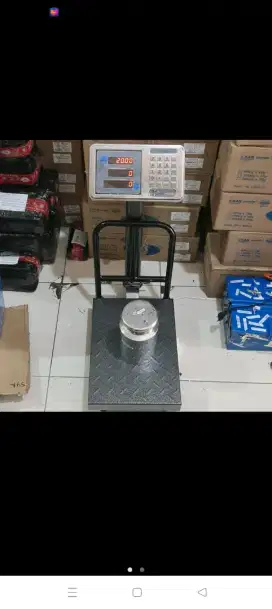 Tiimbangan digital 500kg untuk expedisi meracang dll