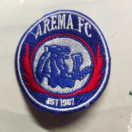 Emblem patch bordir arema fc logo baru