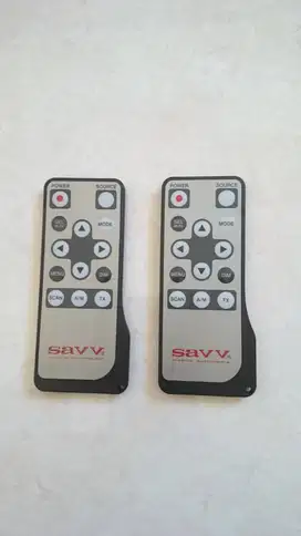 Remote Control for LCD monitor Savvy (1 pair)