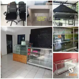 Kami beli terus Etalase Toko, gerobak dan berkas anda