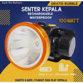 SENTER KEPALA 100 WATT TERANG