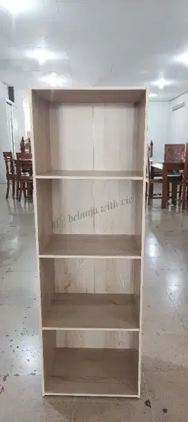 Rak buku 4 susun lemari serbaguna