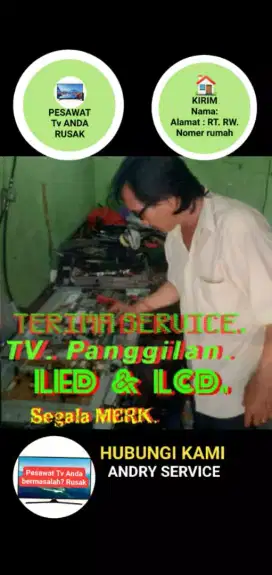 Jasa Service Servis Panggilan TV LED LCD  PLASMA TABUNG Jakarta Utara