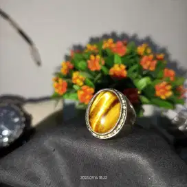 Cincin Pria - Tiger Eye Size Ring 8,2