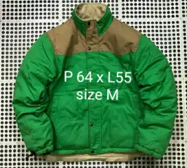 Jacket down revesible polar fleece crossfader