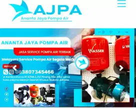 Jasa SERVICE/servis pompa air ahli tukang sumur bor