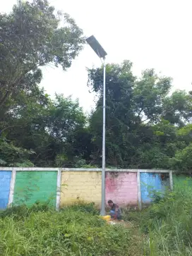 Tiang PJU All In One 7meter Oktagonal