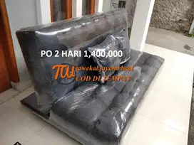 SOFA BED MINIMALIS SOFABED SELONJORAN SOFABED HIDROLIK FUL SET