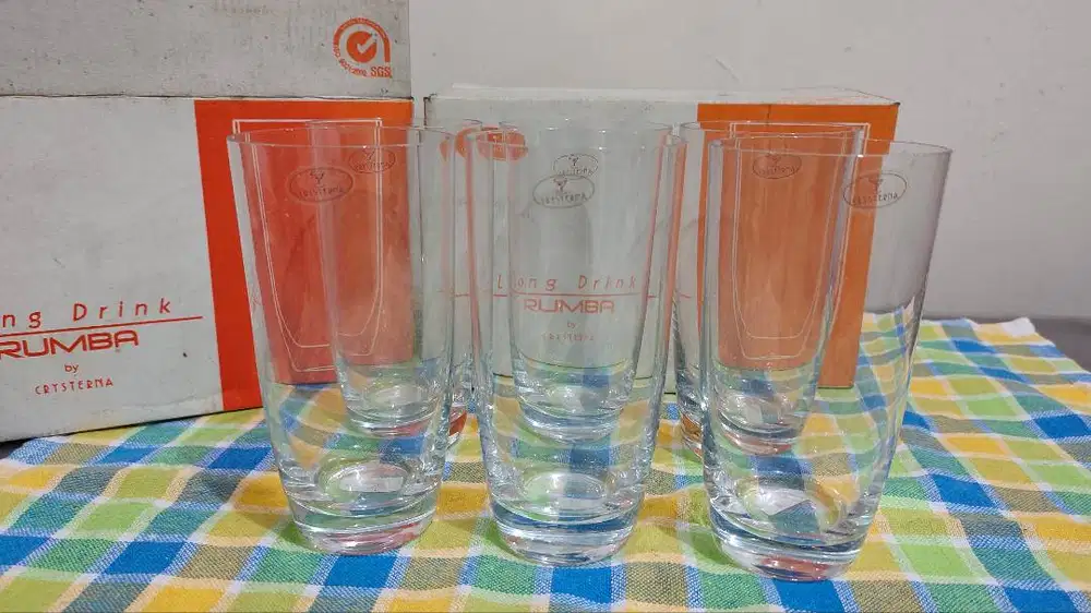 Rumba by Crysterna Gelas Premium (P-35) Set 6 pcs