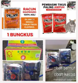 Racun tikus mati kering ta berbau