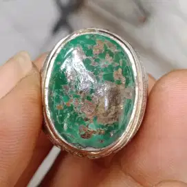 Natural Batu Cincin Pirus Persia Hijau 10