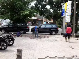 Paving Block Carport & Taman