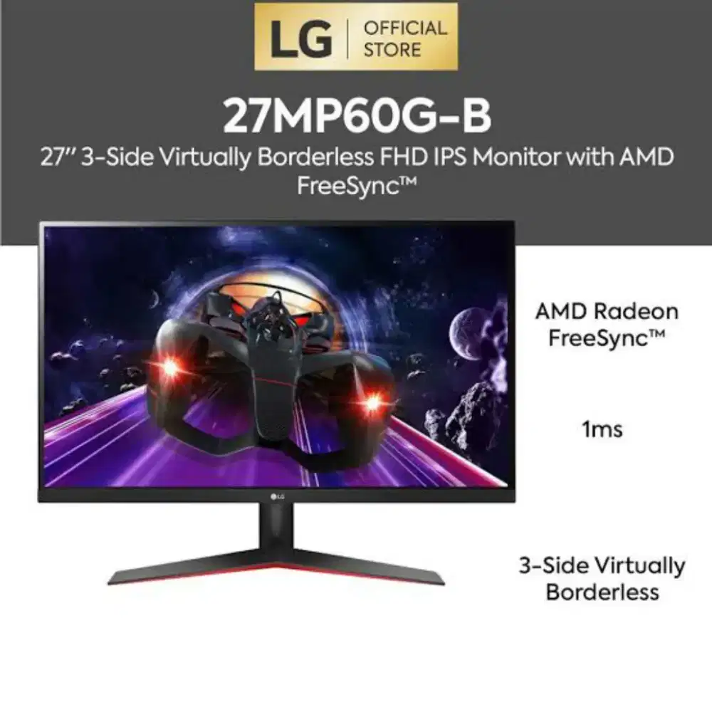 Monitor Led LG 27 inc 27MP60G
