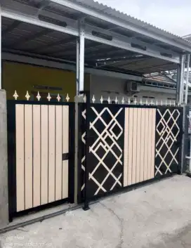 1098 Pagar rumah minimalis grc besi