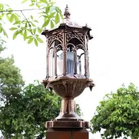 Lampu hias pilar pagar klasik