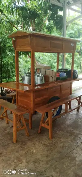 Gerobak angkringan paket lengkap