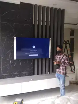 Breket/bracket/braket TV led+ pasang