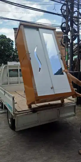 Lemari pakaian 2 pintu sleding