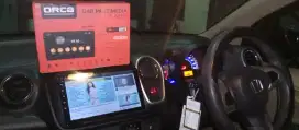 Pemasangan head unit android orca 9 inc ram 2/32 di Brio dan mobilio