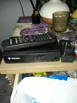 Stb indovision + remote + adaptor lokasi bsd serpong tangsel
