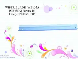 WIPER BLADE [WB] 35A [CB435A] For use in: Laserjet P1005/P Berkualitas