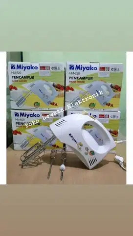 Hand mixer Miyako terdapat 2set pengaduk garansi resmi 1tahun