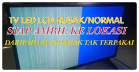 Tv led LCD jual beli dsb