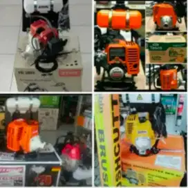 (RUMAH TEKNIK JOGJA)Aneka pemotong rumput model gendong mesin 2 tak