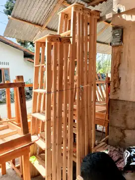 Tangga kayu tangga lipat